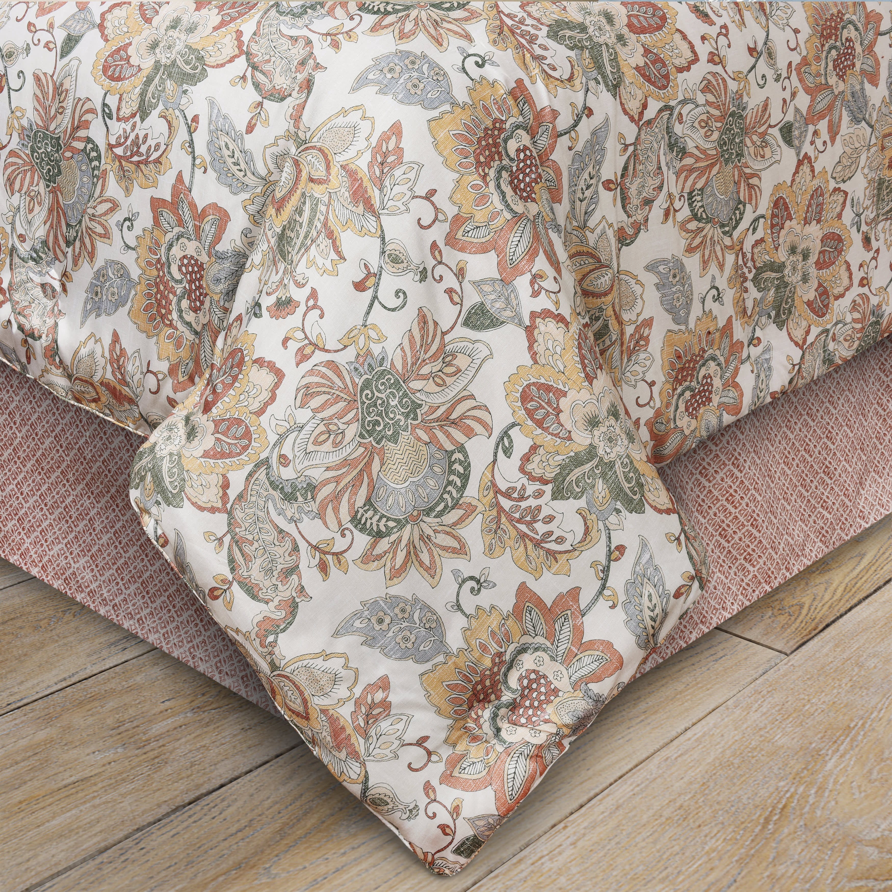 Janessa 4 Piece Comforter Set, SPICE, alternate image number null