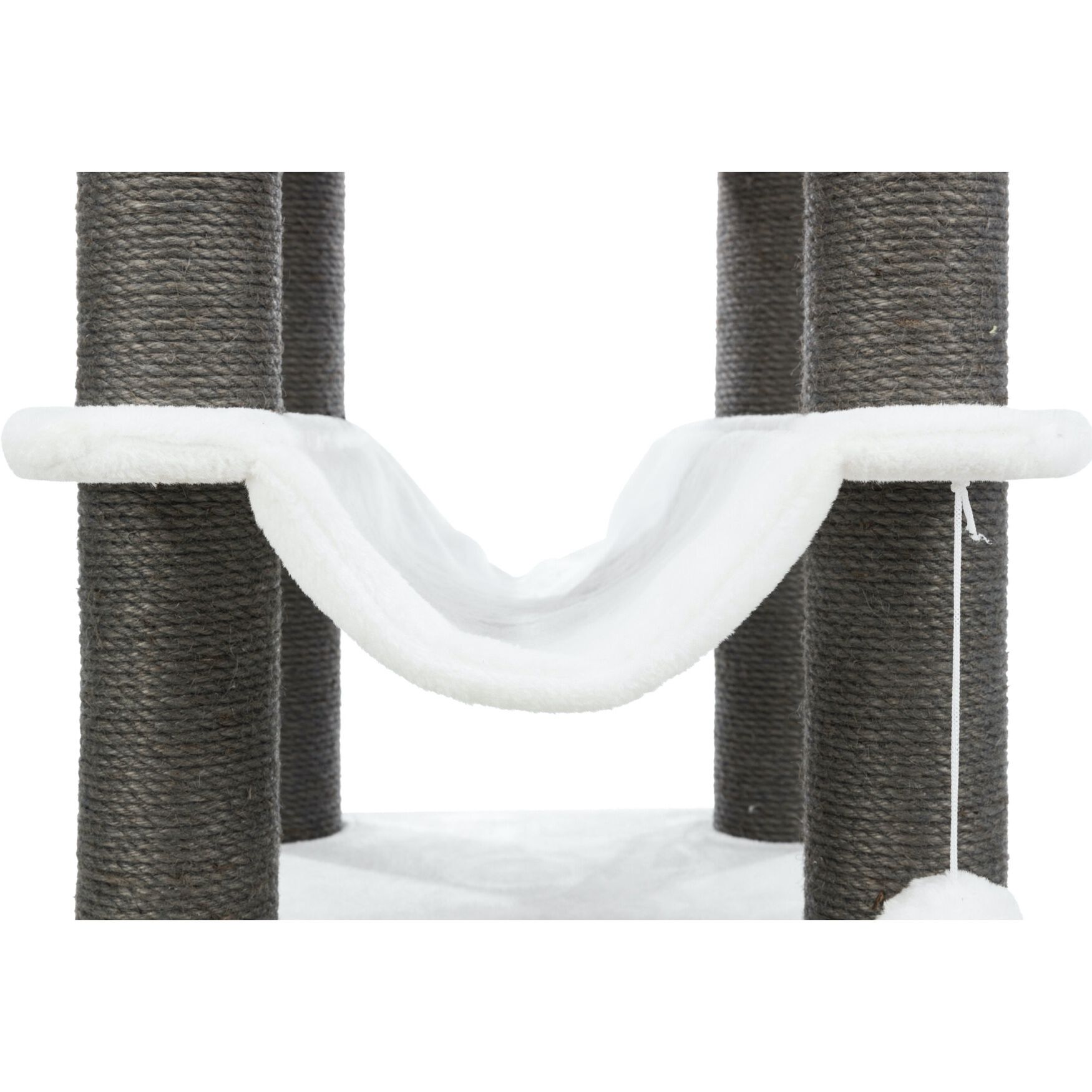 Lucano Cat Tower Scratching Post Cream/Gray, , alternate image number 4