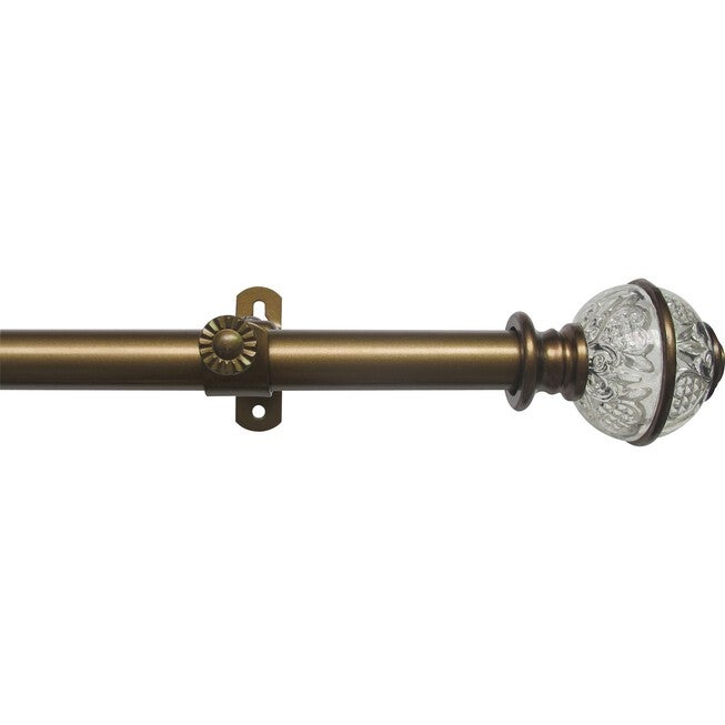 Camino Decorative Rod And Finial Fairmont, ANTIQUE GOLD, hi-res image number null