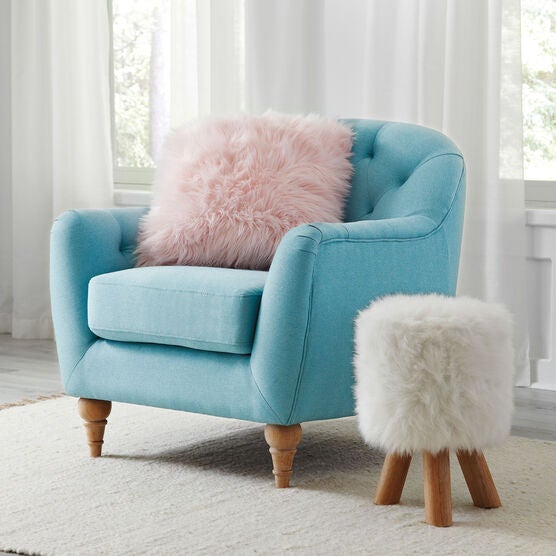 Mae Extra Wide Tufted Occasional Chair Plus Size Living Room Ellos