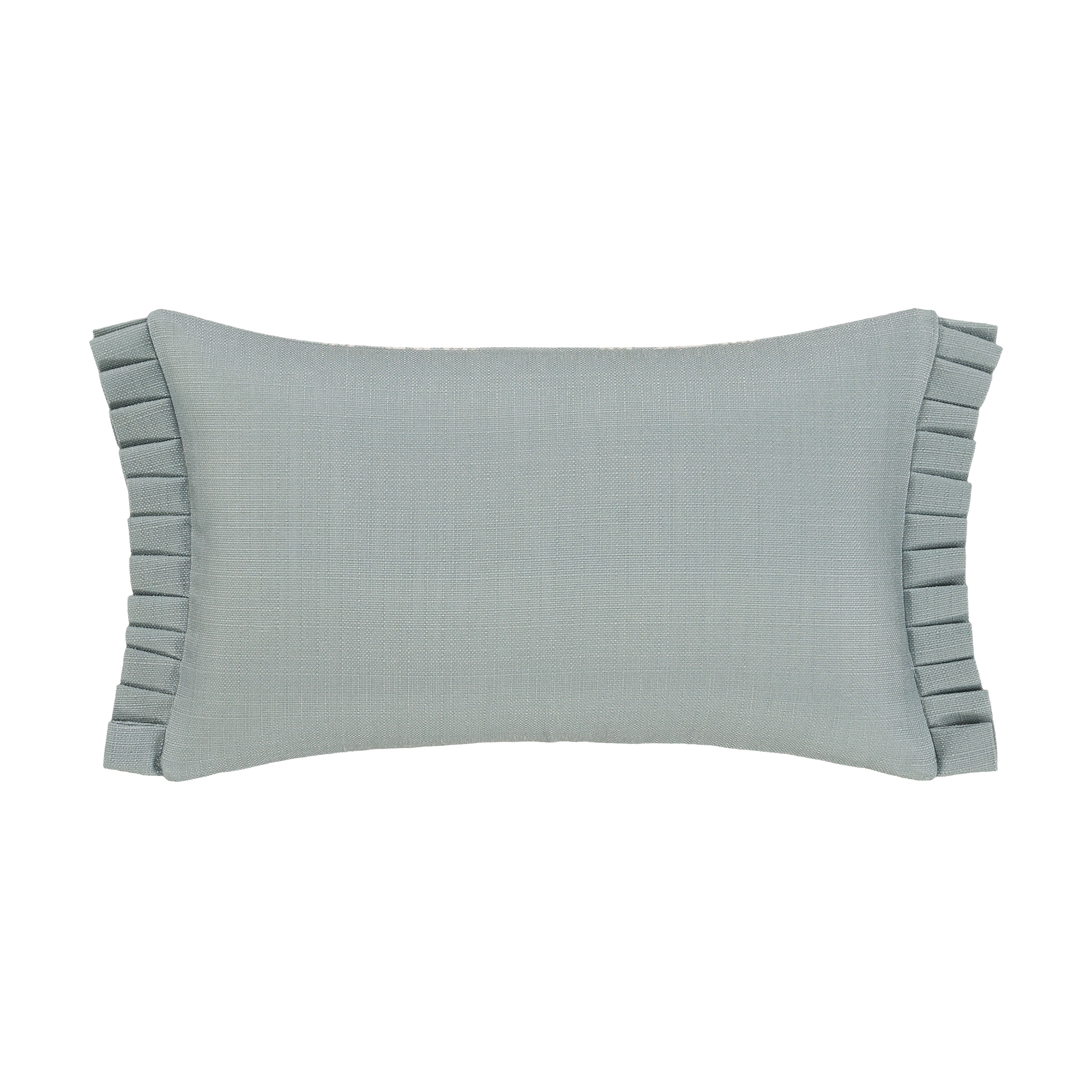 TRANQUILITY BOUDOIR DECORATIVE THROW PILLOW, AQUA, on-hover image number 1