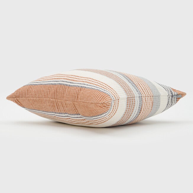FREJA WOVEN STRIPES PILLOW 18X18, , on-hover image number 1