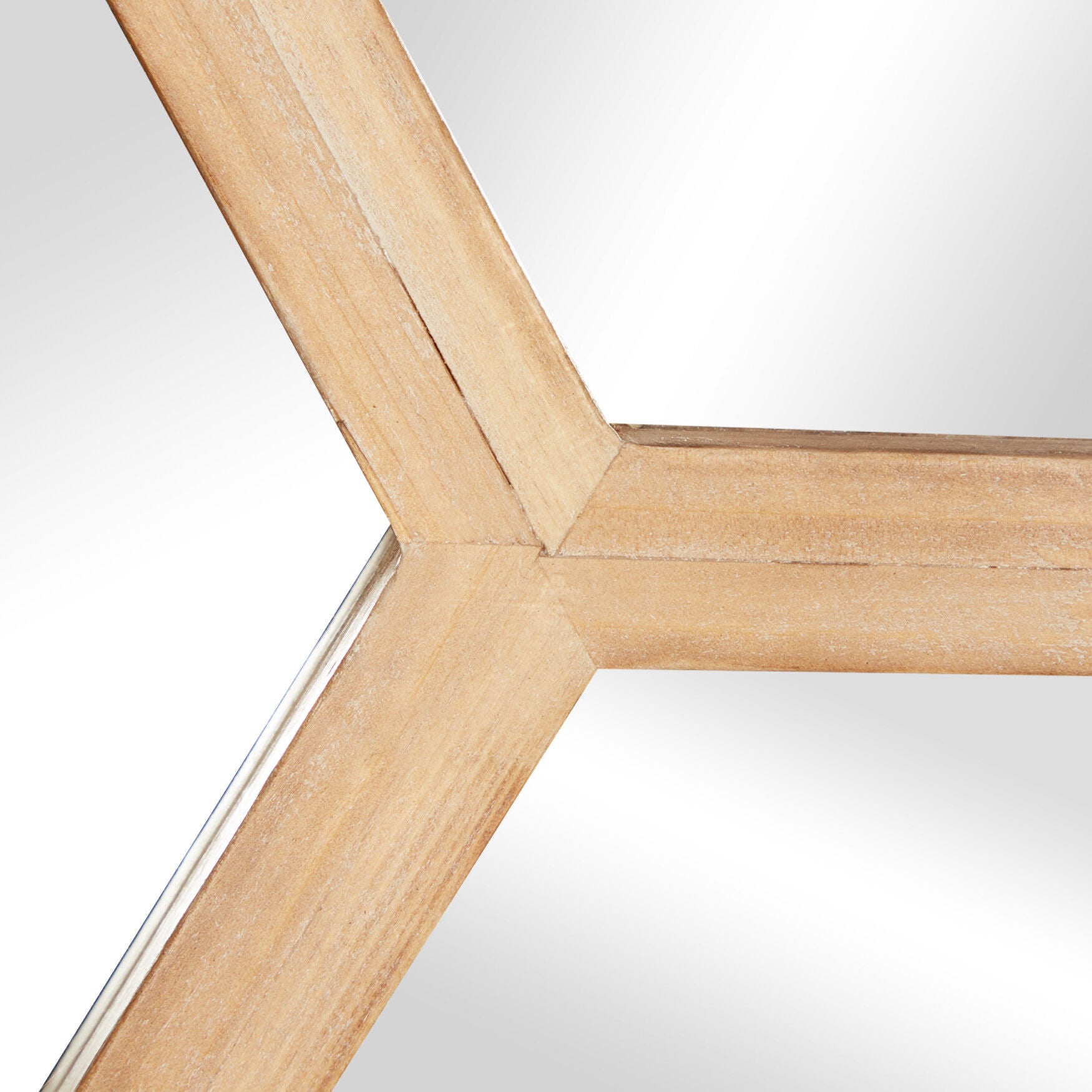 Brown Wood Farmhouse Wall Mirror, , alternate image number 4