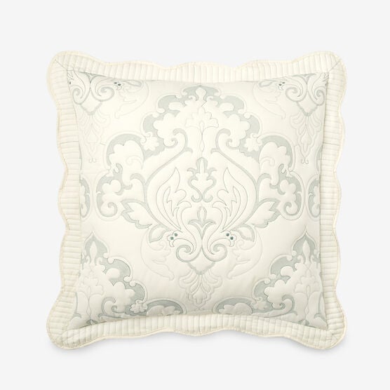 Amelia Euro Sham, IVORY SEAGLASS, hi-res image number null