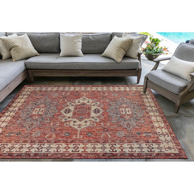 Liora Manne Carmel Kilim Indoor/Outdoor Rug, , alternate image number null