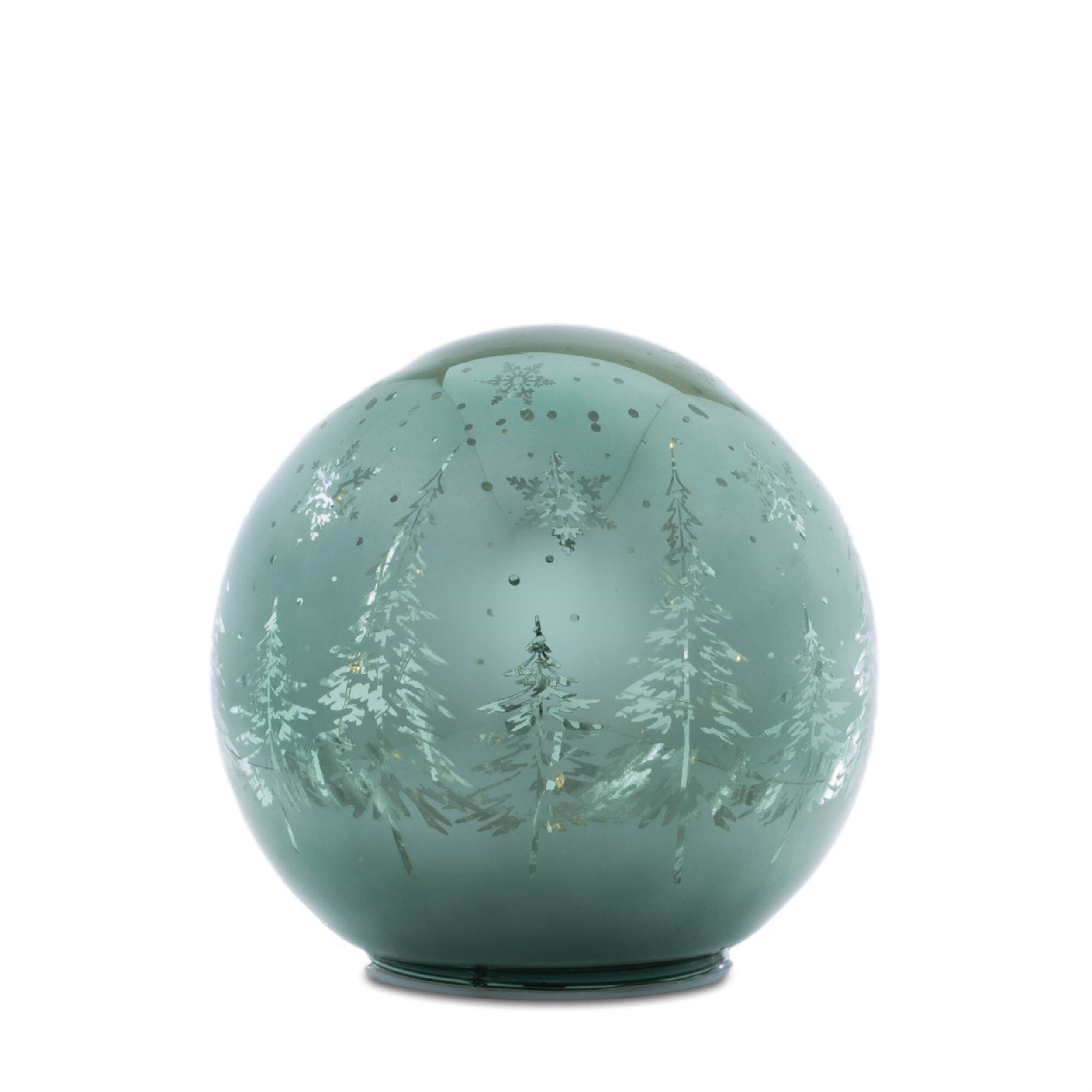 LED Pine Tree Globe (Set of 3), GREEN, alternate image number 3