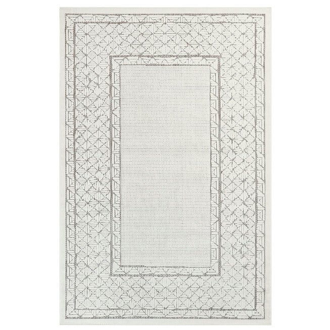 Liora Manne Rialto Border Indoor/Outdoor Rug, IVORY, hi-res image number null