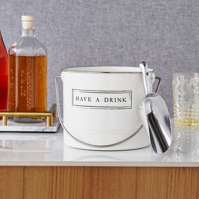 Have A Drink Ice Bucket And Scoop, , on-hover image number null