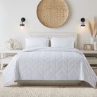 Antimicrobial Cotton Down Alternative Blanket Blankets, WHITE, hi-res image number null