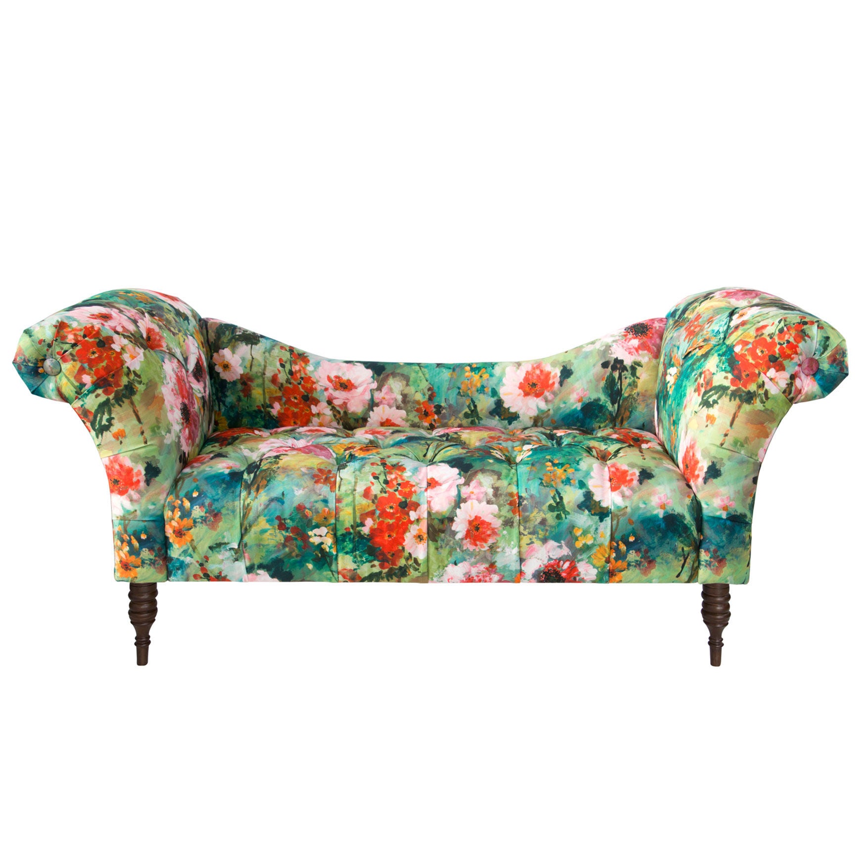 Tufted Chaise Lounge, JULIET MULTI, hi-res image number 0