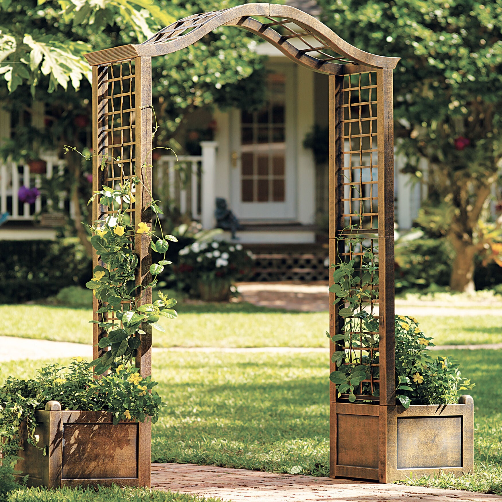 Resin Garden Arch Trellis