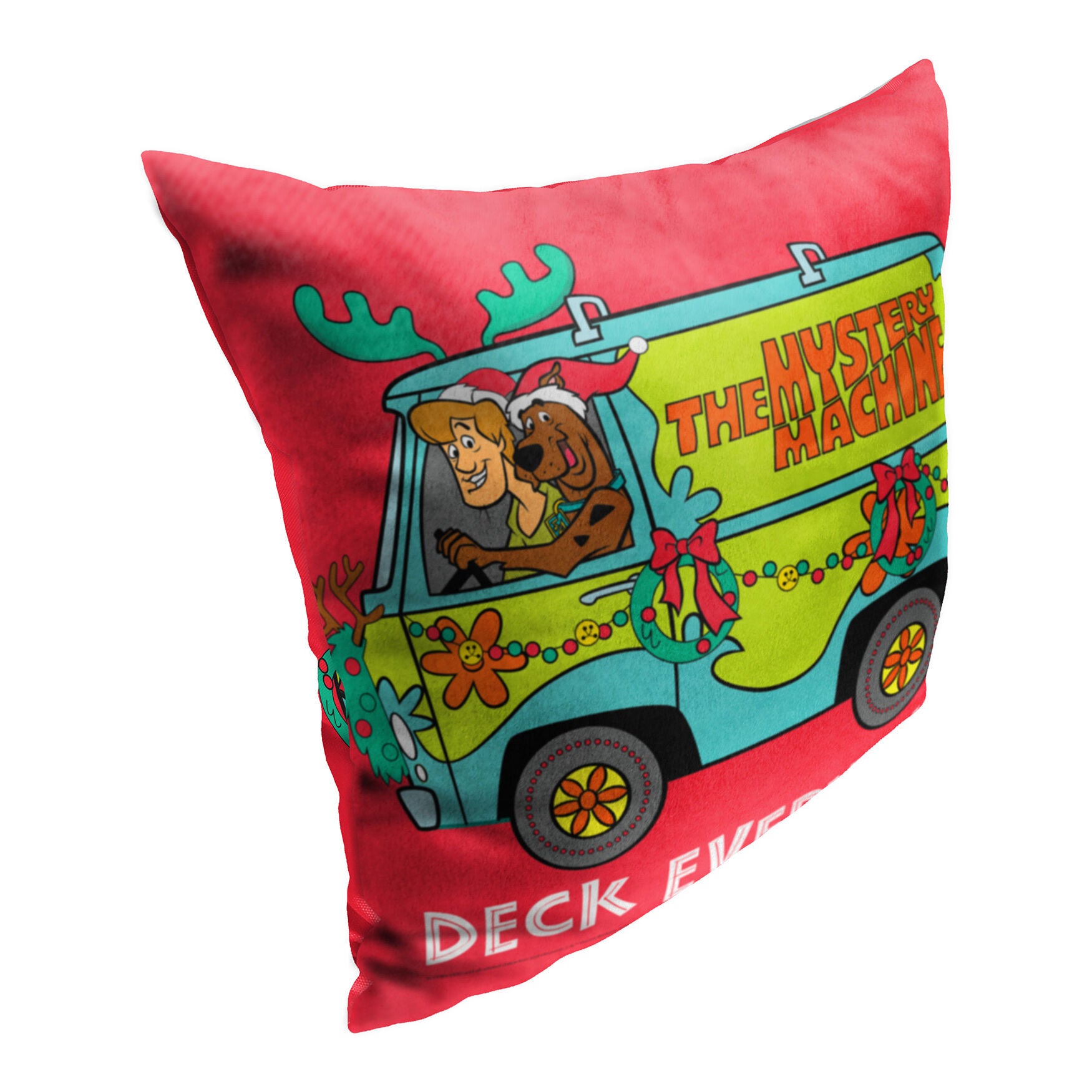 Wb Scooby Doo Deck Everything 18X18 Printed Throw Pillow, , on-hover image number 1