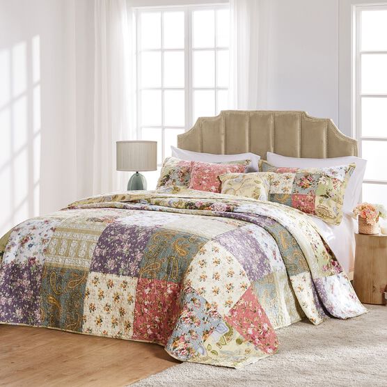 Blooming Prairie Bedspread Set , SAGE, hi-res image number null