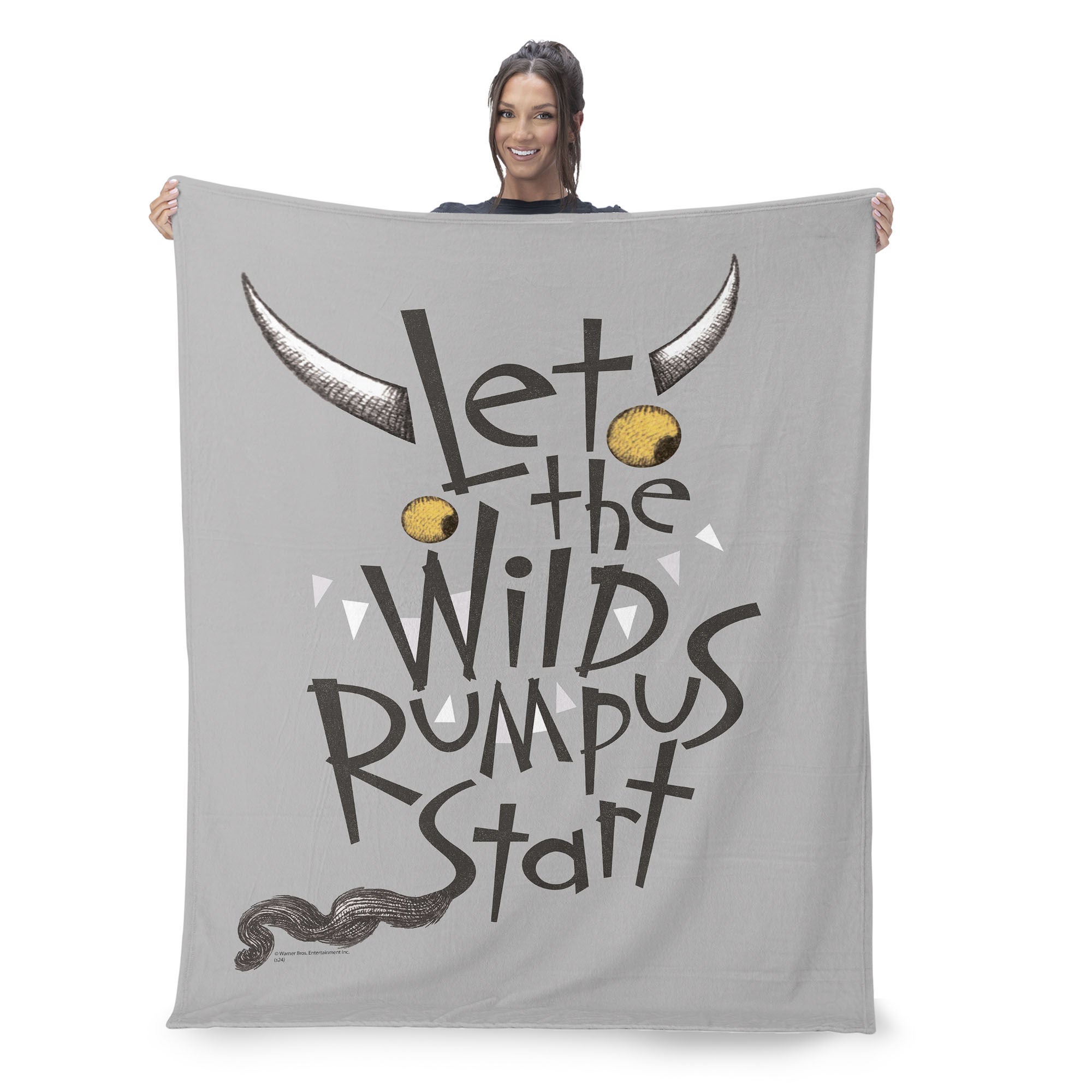 Warner Bros. Where the Wild Things Are Wild Rumpus Silk Touch Throw Blanket 40x50 Inches, WILD THINGS, on-hover image number 1