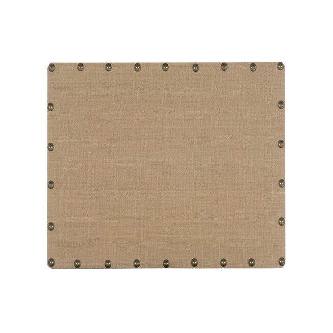 Burlap Nailhead Corkboard, , alternate image number null