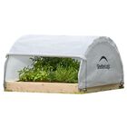 GrowIT Backyard Raised Bed Round 4 x 4 ft. Greenhouse, CLEAR, hi-res image number null
