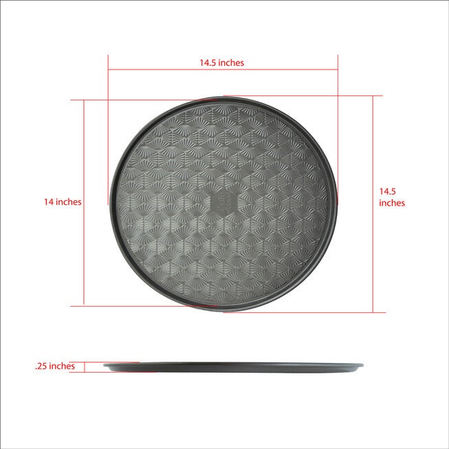 14 Inch Non Stick Metal Pizza Pan, , alternate image number null