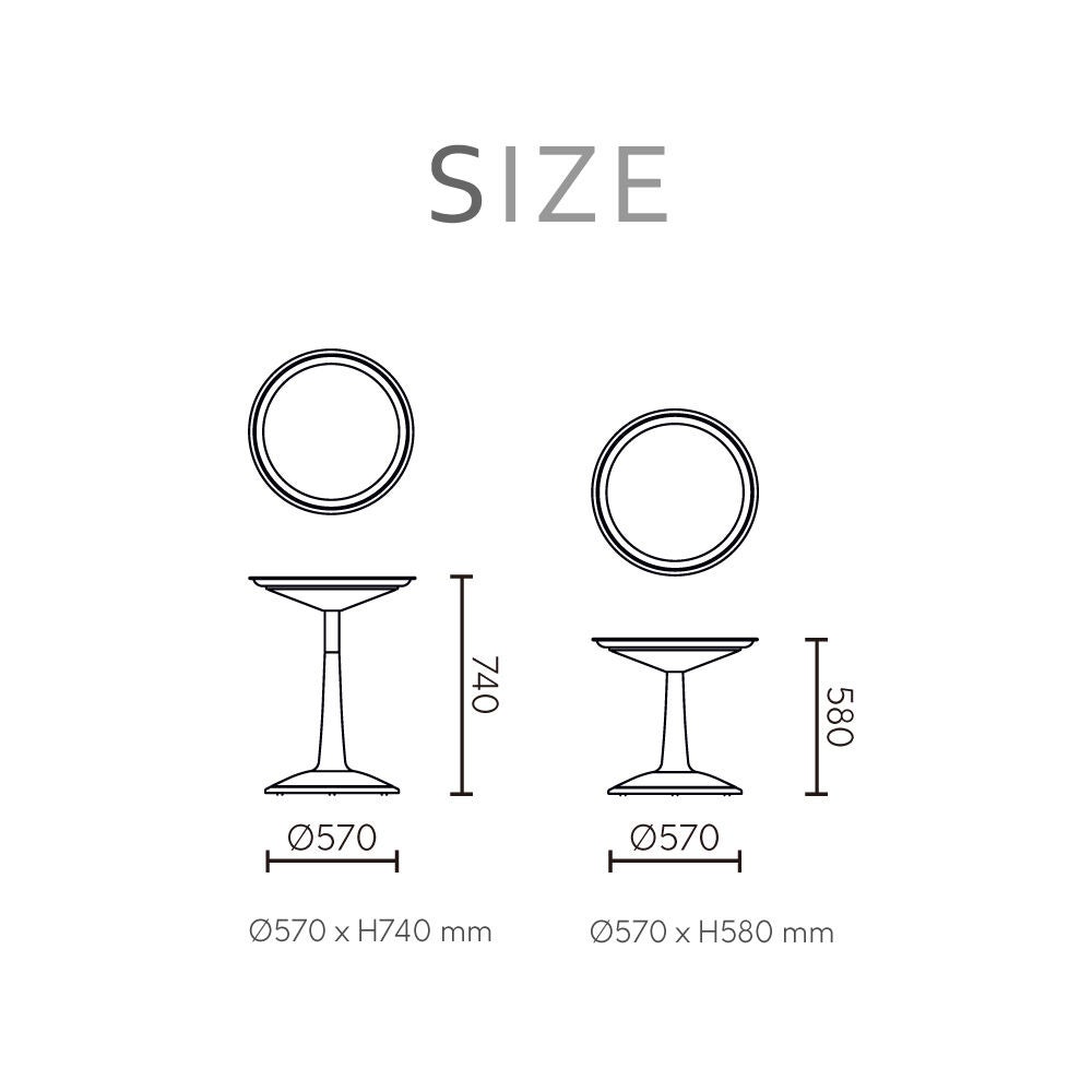 SPROUT 2 IN 1 SIDE TABLE, GREEN, alternate image number 3