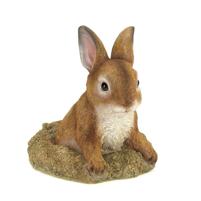 Curious Bunny Garden Décor, BROWN, hi-res image number null