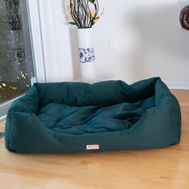Bolstered Dog Bed, Anti-Slip Pet Bed, Laurel Green, X-Large, , alternate image number 7