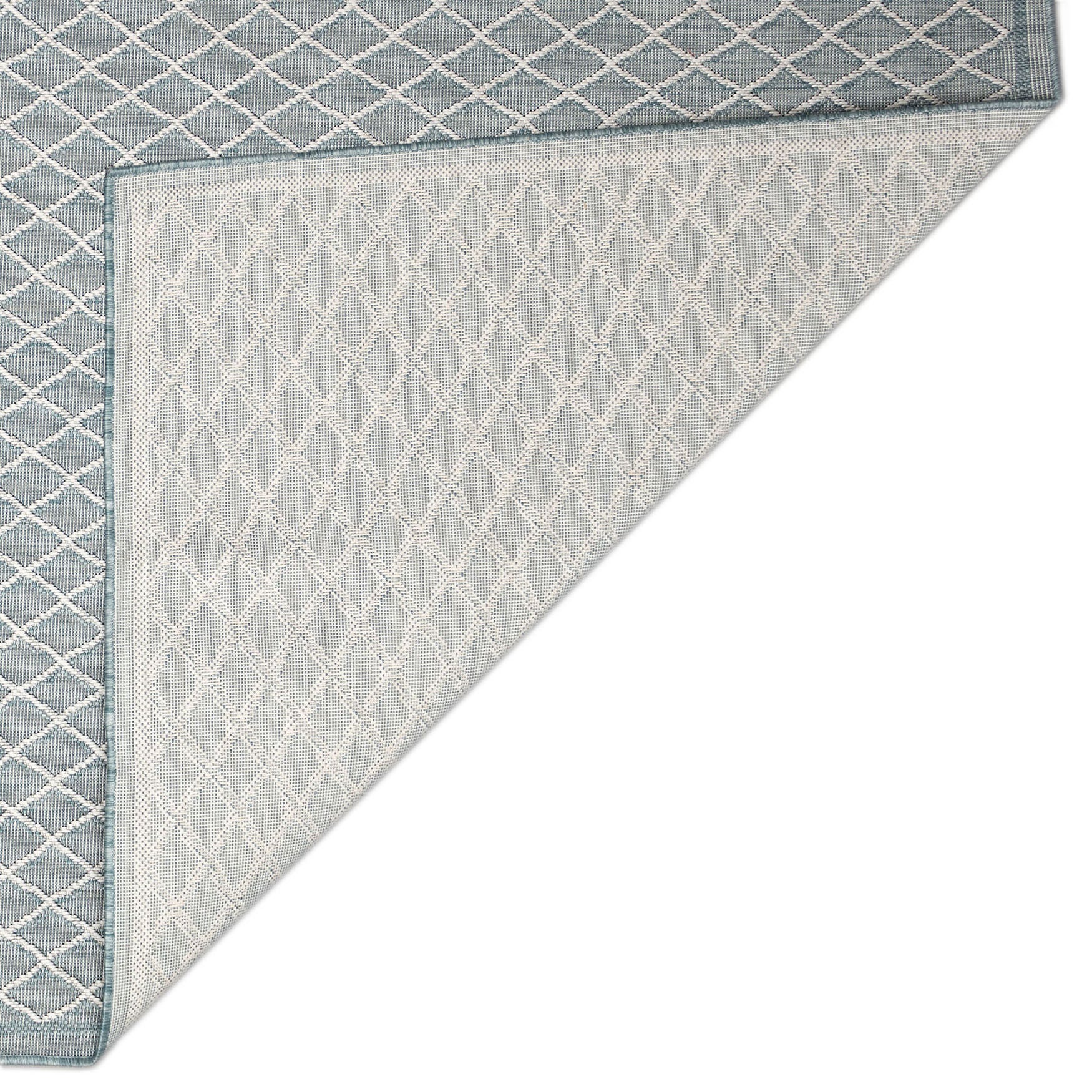 Carmel Diamonds Indoor/Outdoor Area Rug Aqua, , on-hover image number 1