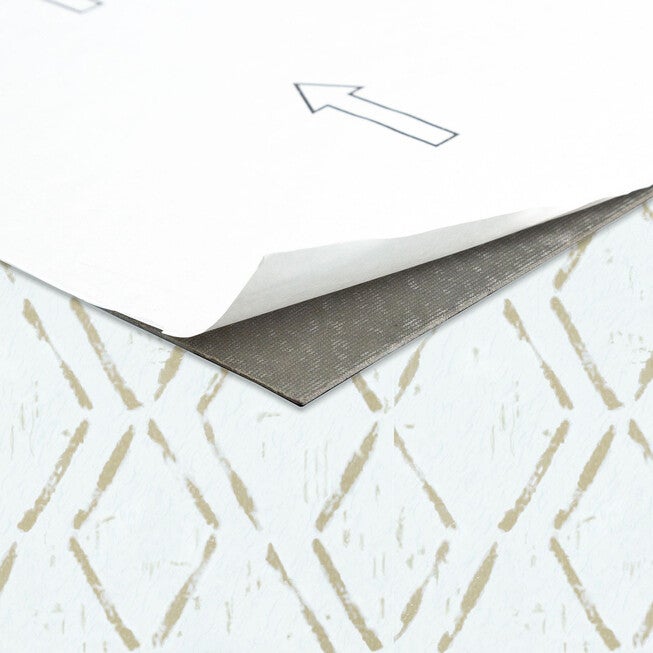 Retro 12x12 Self Adhesive Vinyl Floor Tile - Diamond - 20 Tiles/20 sq. ft., , alternate image number 4