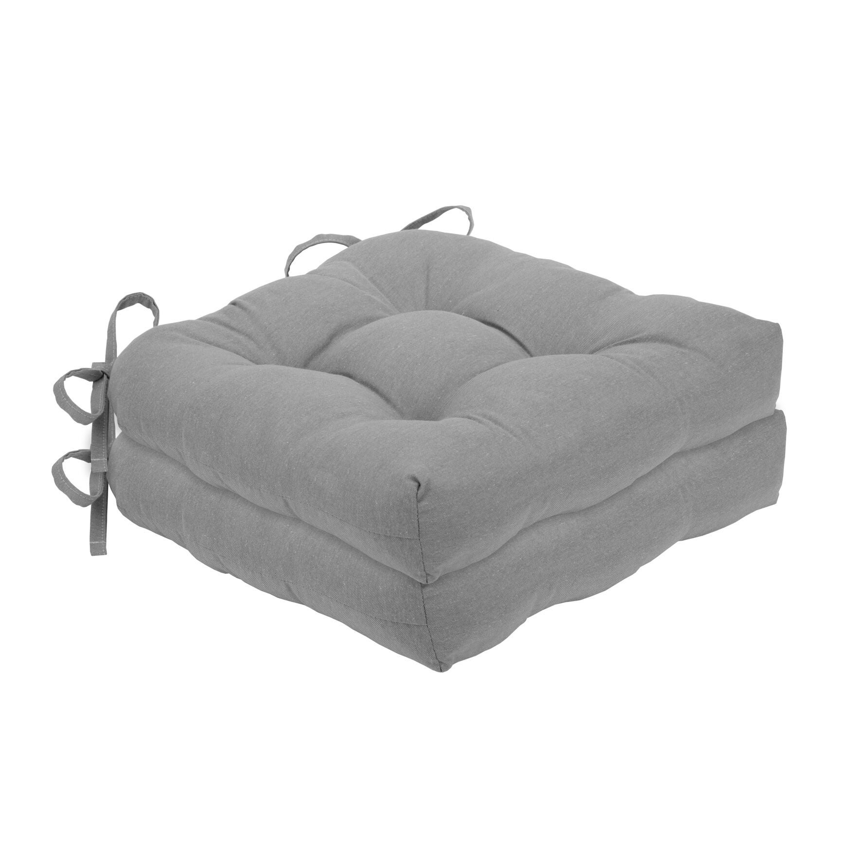 Chase Tufted Chair Seat Cushions, GREY, hi-res image number 0