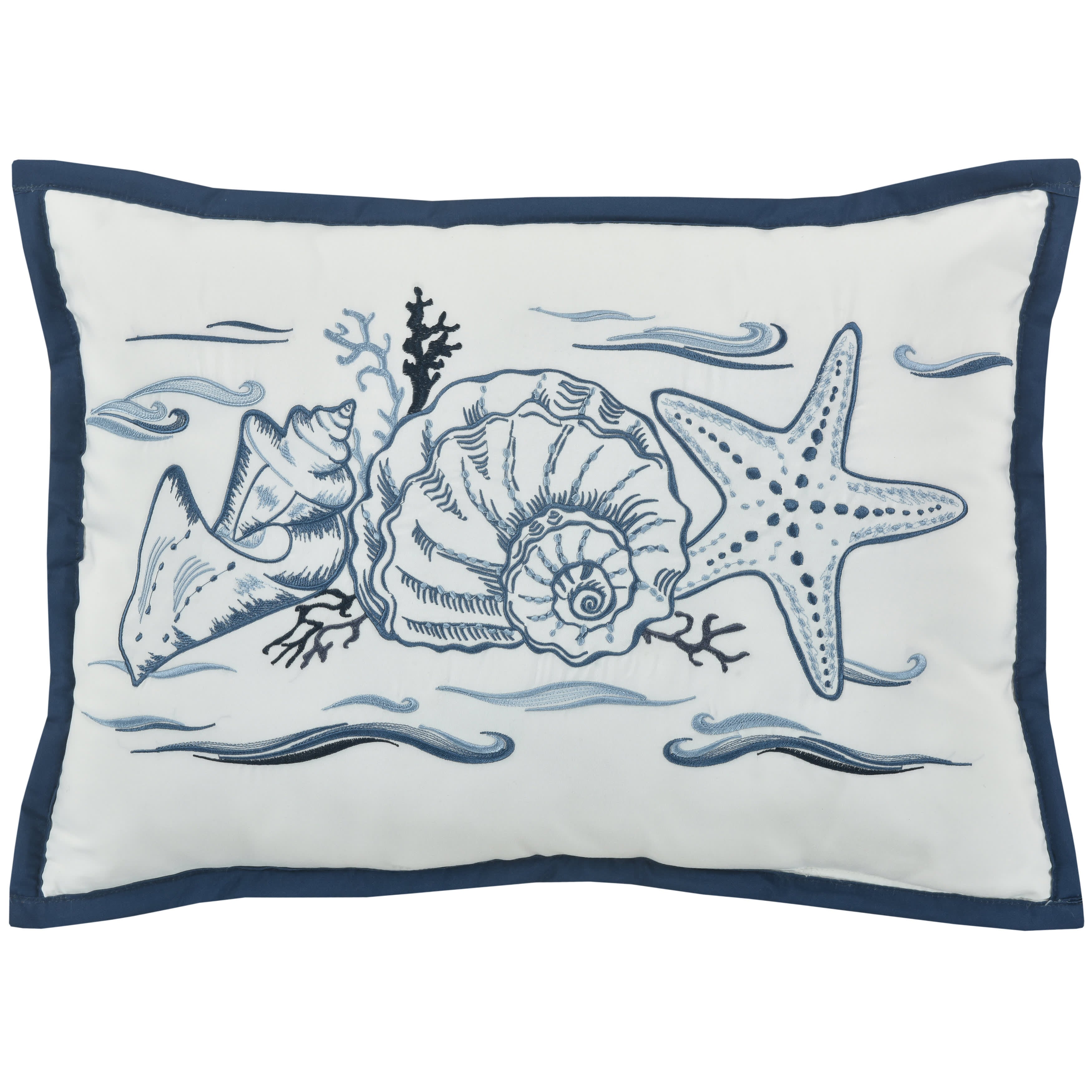 Balboa Boudoir Decorative Throw Pillow, BLUE, hi-res image number 0