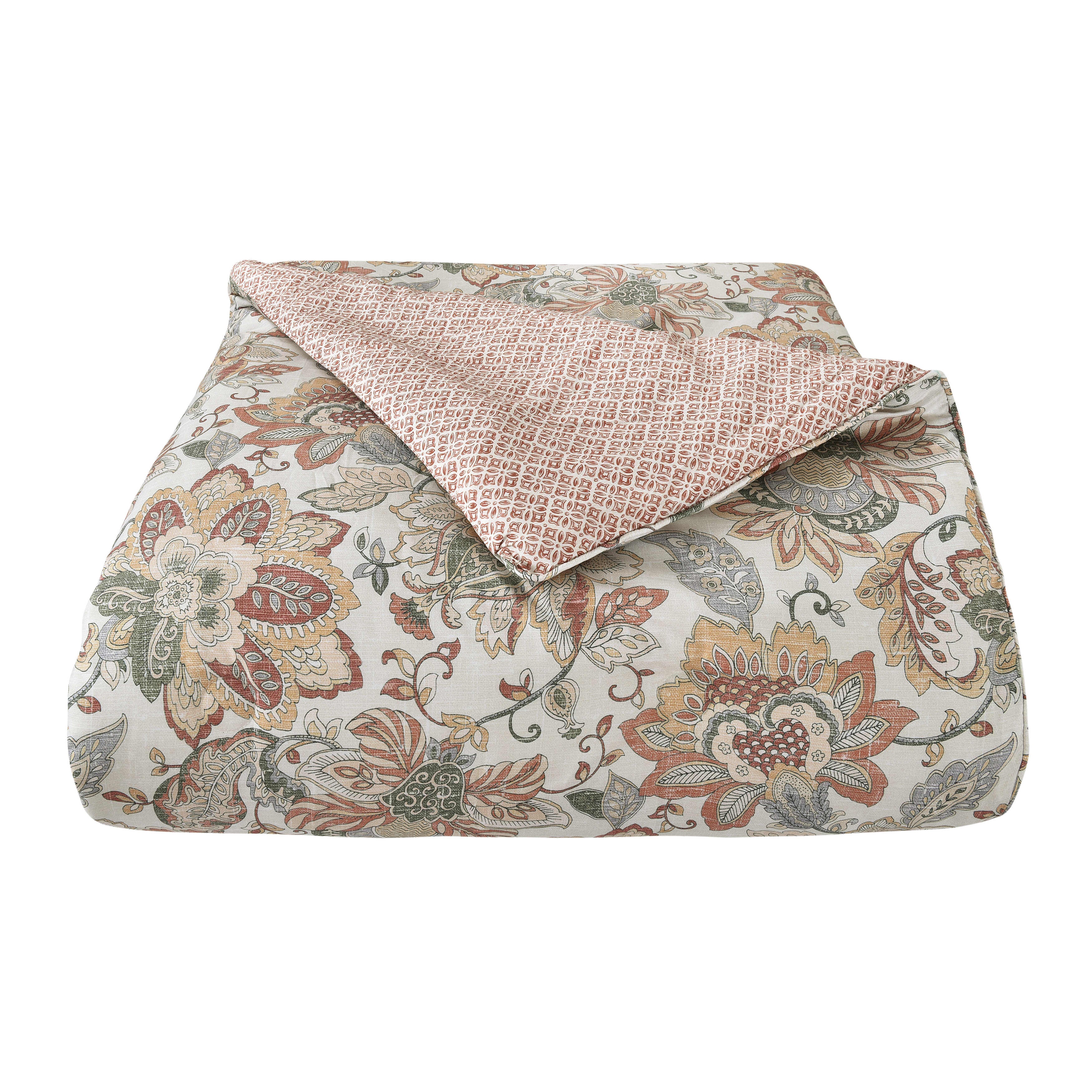 Janessa 4 Piece Comforter Set, SPICE, alternate image number null