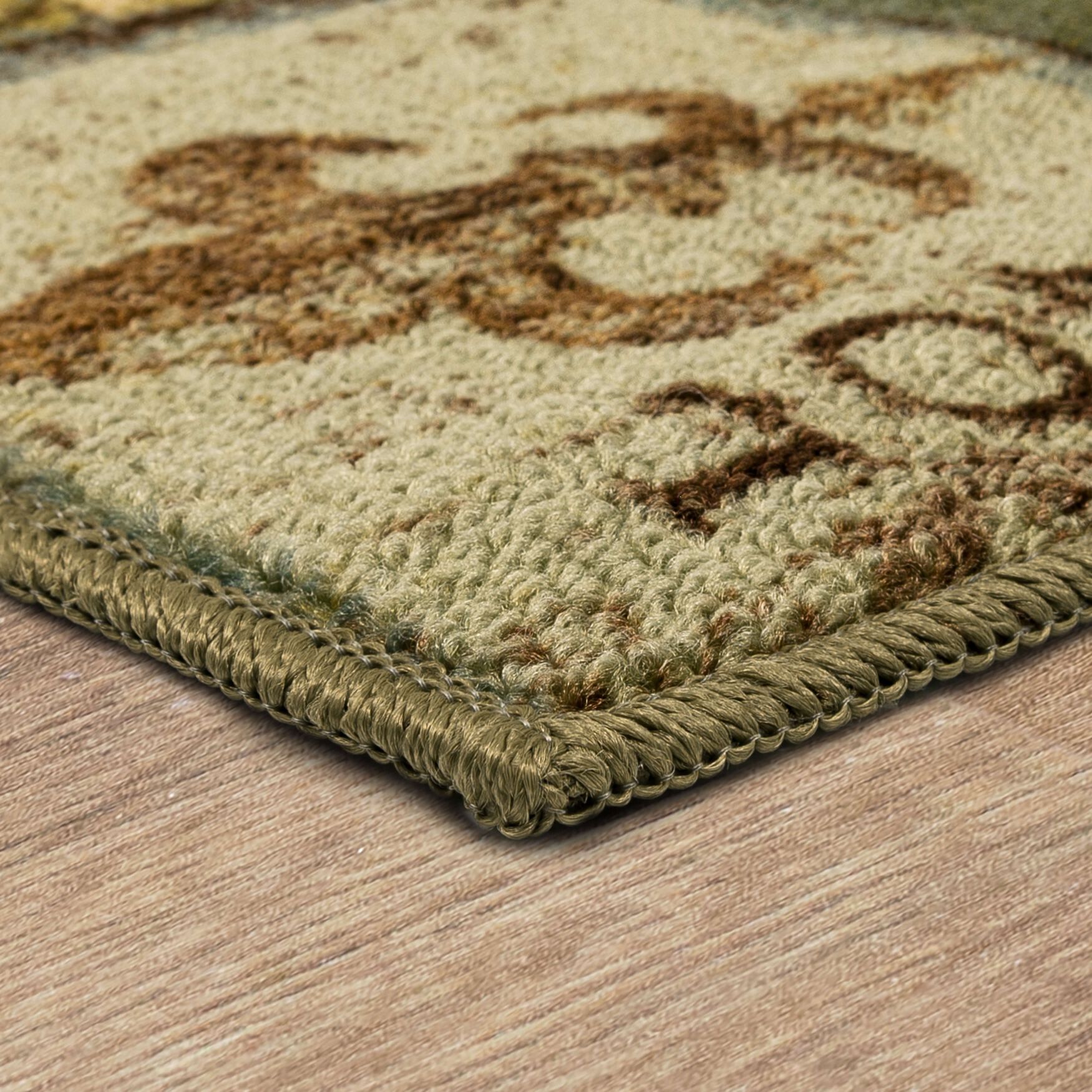 Floral Tile Blue Spa 1' 6 inches X 2' 6 inches, , on-hover image number 1