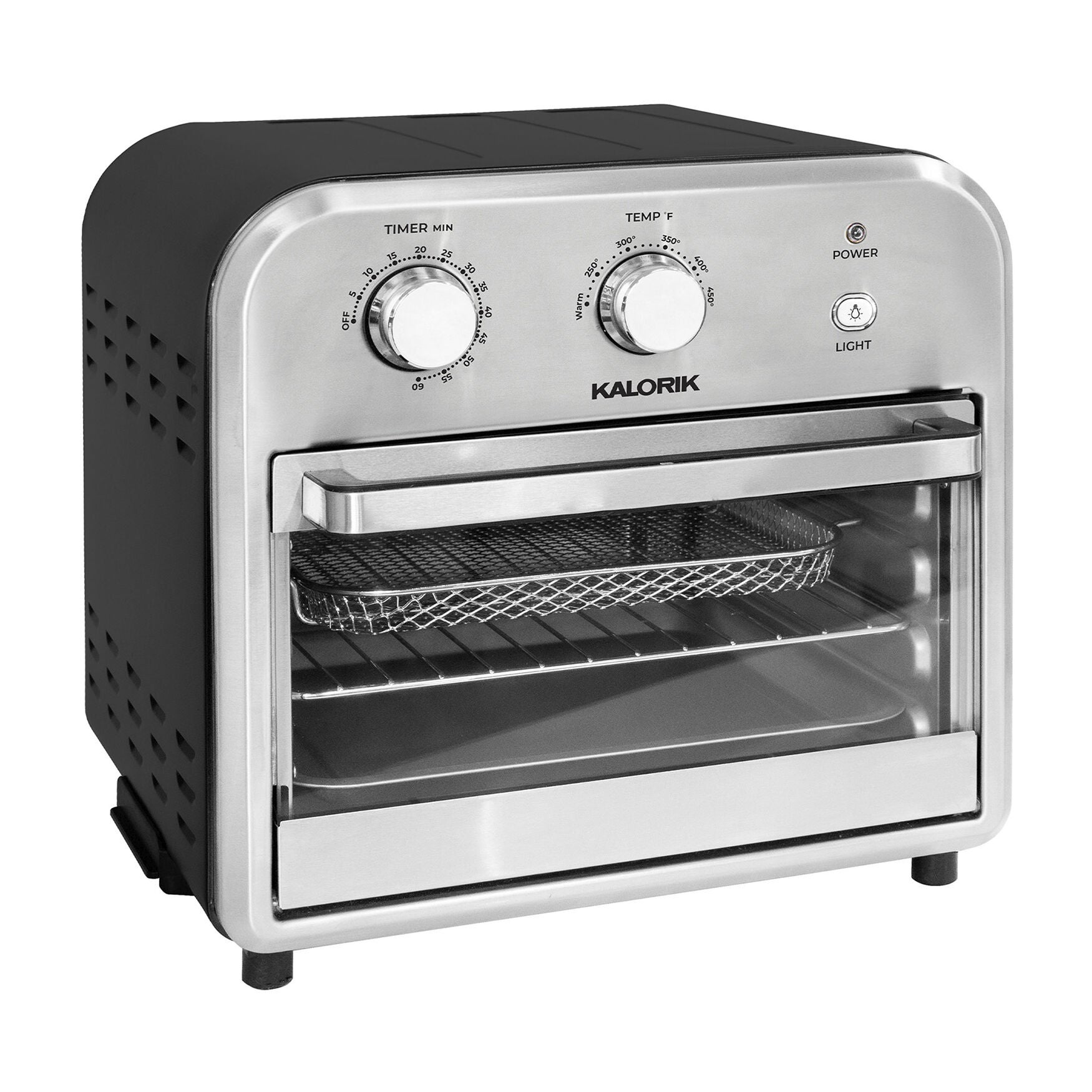 Kalorik 12 Quart Air Fryer Oven, Black/Stainless Steel, , alternate image number 5