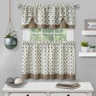 Callie Window Curtain Tier Pair and Valance Set - 58x24, , alternate image number null