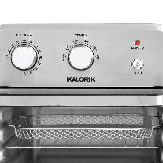 Kalorik 12 Quart Air Fryer Oven, Black/Stainless Steel, , alternate image number null