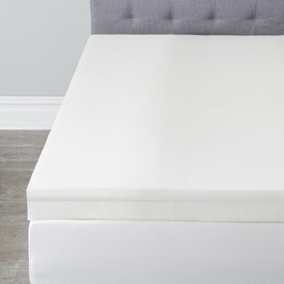 4" Invigorator Memory Foam Topper, WHITE, hi-res image number null