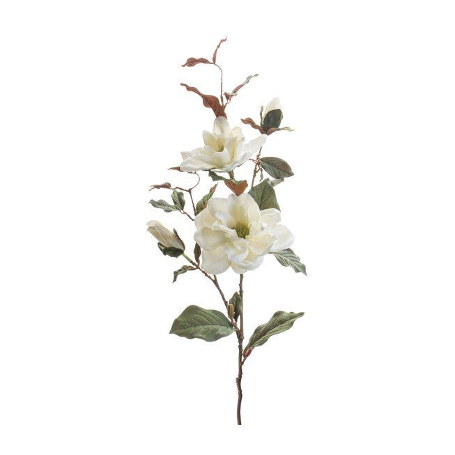 Magnolia Floral Spray (Set of 2), GREEN WHITE, hi-res image number null