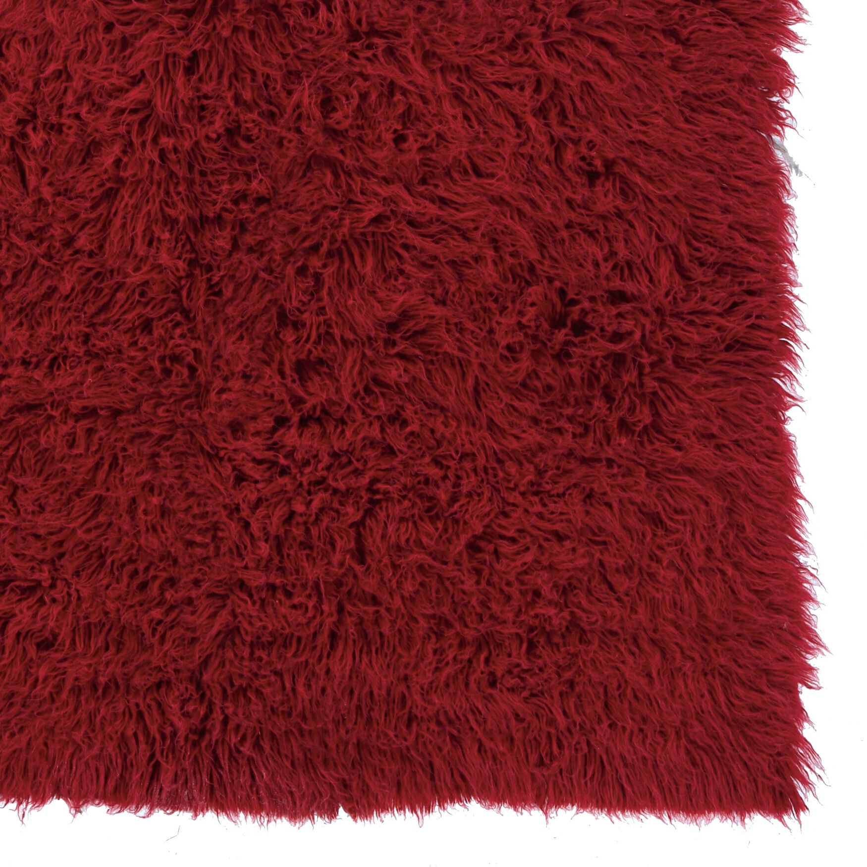 Flokati Red Rug, , alternate image number 3