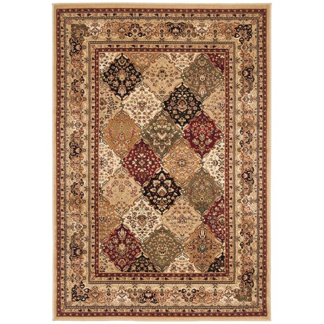 Lyndhurst 221 Multi / Beige 4' X 6' Small Rectangle Rug, MULTI BEIGE, hi-res image number null