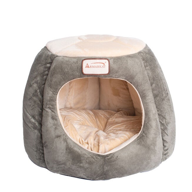 Cat Cave Shape Pet Bed With Anti- Slip Waterproof Base, , alternate image number 6