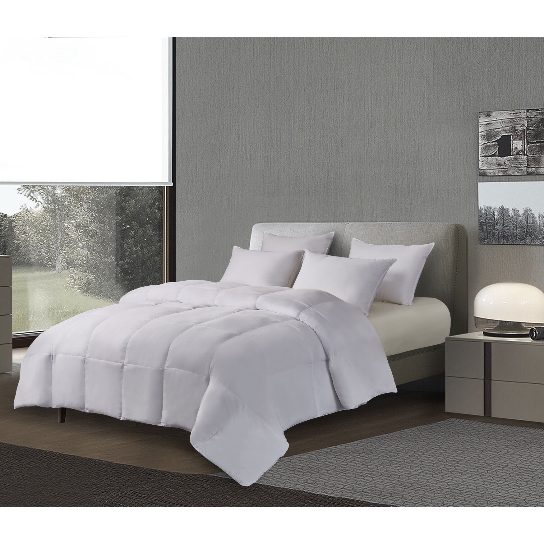 kathy ireland Ultra Soft Down Alternative Comforter, , on-hover image number 1