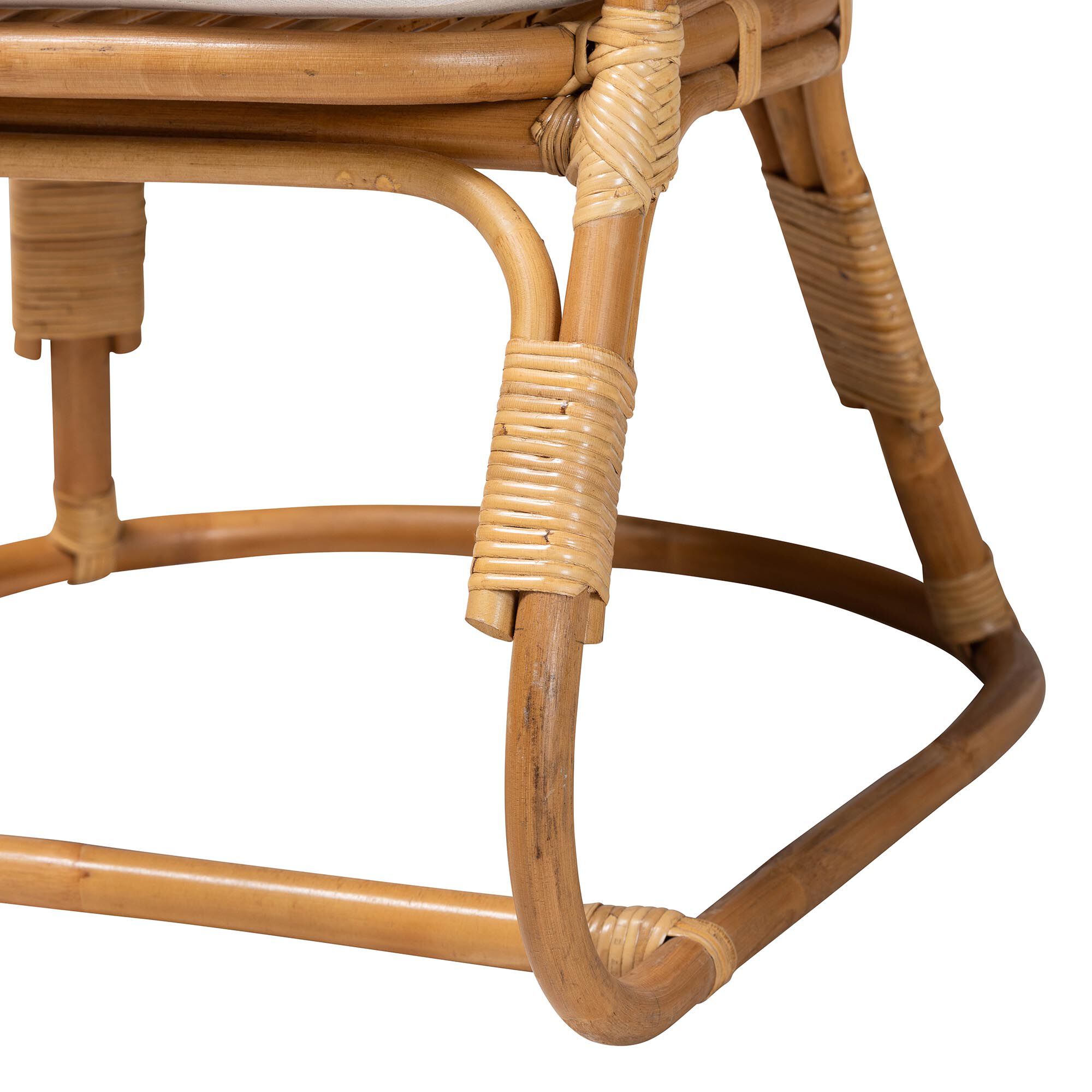 Niko Bohemian Light Honey Rattan Arm Chair, LIGHT, alternate image number 6