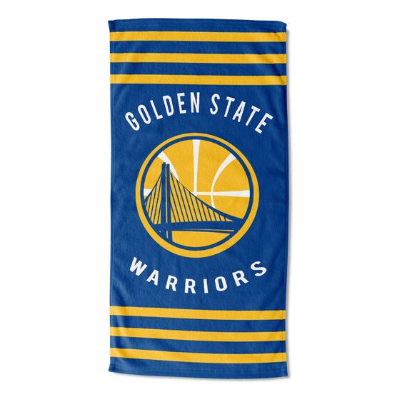 Warriors Stripes Beach Towel, MULTI, hi-res image number null