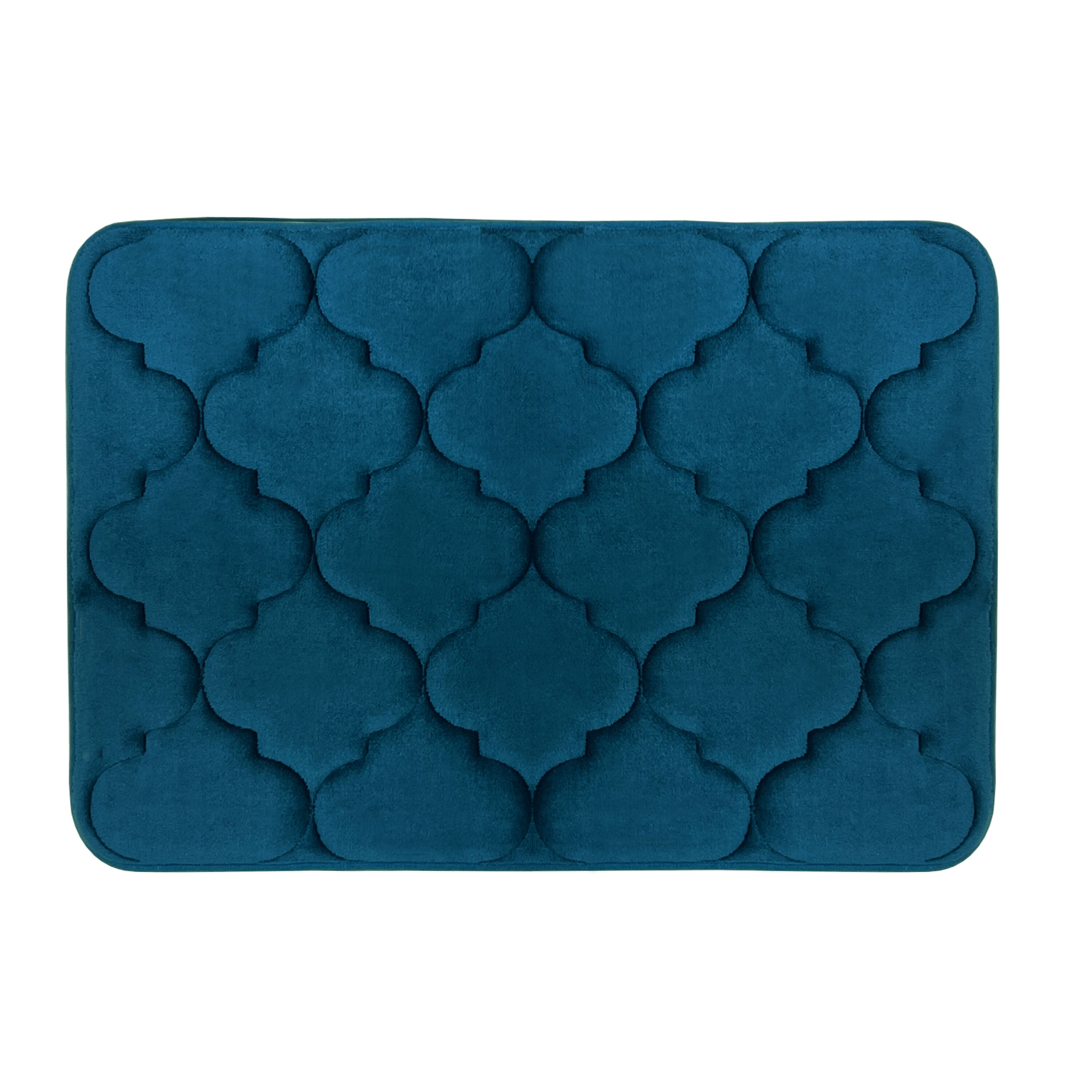 Madison 17x24 Memory Foam Mat, NAVY, hi-res image number 0