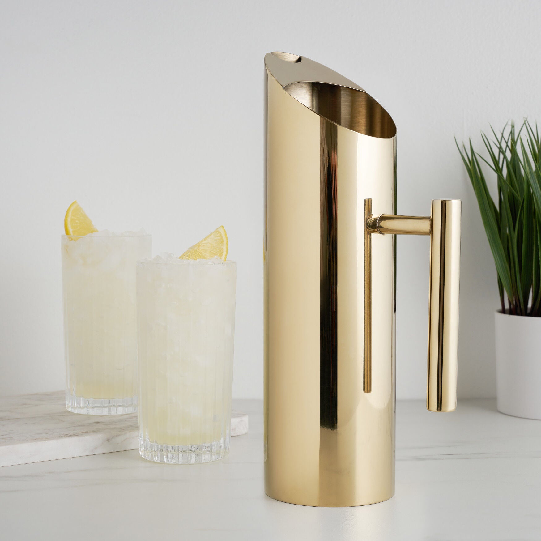 Modern Gold Pitcher, , alternate image number 2