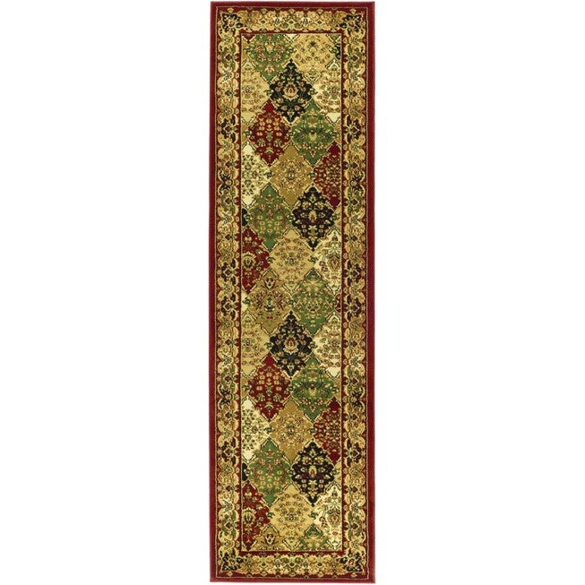 Lyndhurst 221 Multi / Red 2'-3 inches X 6' Runner Rug, MULTI RED, hi-res image number 0