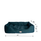 Bolstered Dog Bed,Anti-Slip Pet Bed, Laurel Green, Large, , alternate image number null