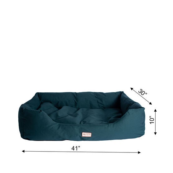 Bolstered Dog Bed,Anti-Slip Pet Bed, Laurel Green, Large, , alternate image number null