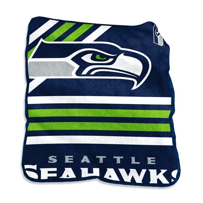 Seattle Seahawks Raschel Throw Home Textiles, MULTI, hi-res image number null