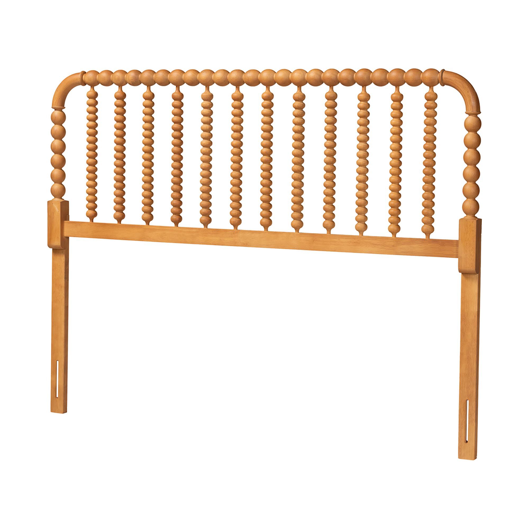 Finley Turned Bobbin Headboard, BROWN, alternate image number 1