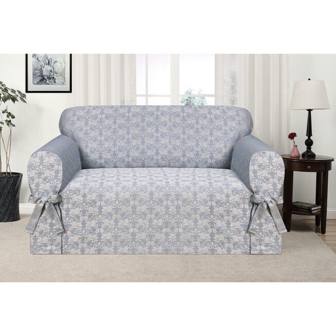 Kathy Ireland Desert Love Seat Cover, BLUE, hi-res image number null