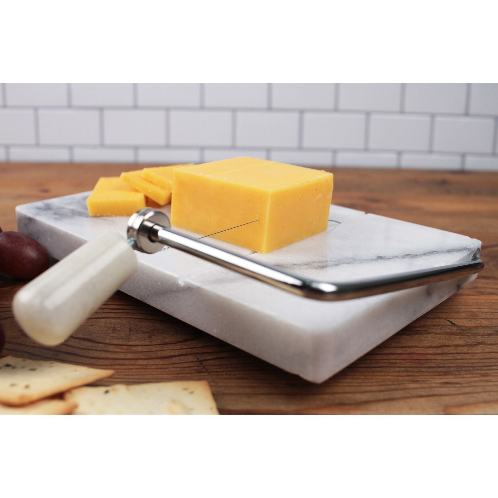 White Marble Cheese Slicer, , alternate image number 3